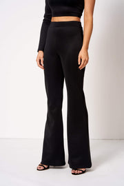 Black High Waisted Flare Trouser Co-Ord [product_collection] - Club L London ClubL