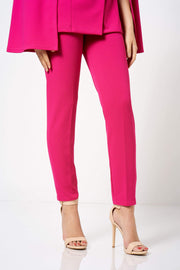 Pink Tailored Co-ord Trousers - Club L London Girl Boss Suit