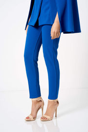 Blue Tailored Co-ord Trousers - Club L London Girl Boss suit