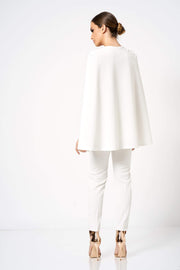 White Tailored Co-Ord Trousers - Club L London  Girl Boss Suit